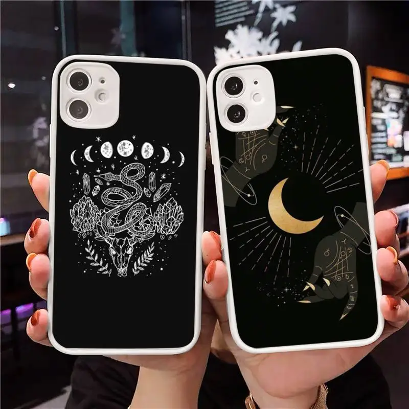 Art Sun Flowers Snake Moon Phone Case Matte Transparent for iPhone 7 8 11 12 s mini pro X XS XR MAX Plus cover funda
Art Sun Flowers Snake Moon Phone Case Matte Transparent for iPhone 7 8 11 12 s mini pro X XS XR MAX Plus cover funda