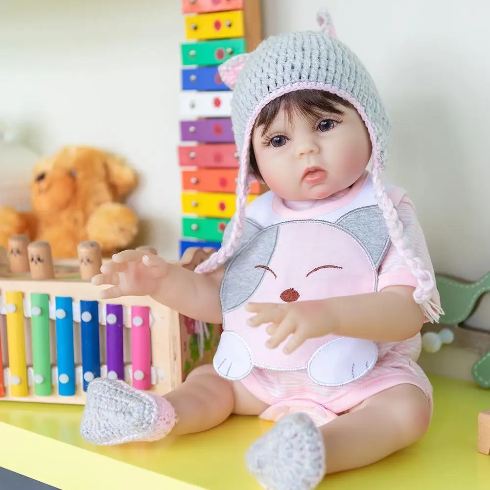 19 Inch Baby Emulated Doll Soft Children Doll Toys Toys Body Soft Kids Newborn Lifelike Boneca Cloth Silicone C1C4
19 Inch Baby Emulated Doll Soft Children Doll Toys Toys Body Soft Kids Newborn Lifelike Boneca Cloth Silicone C1C4
