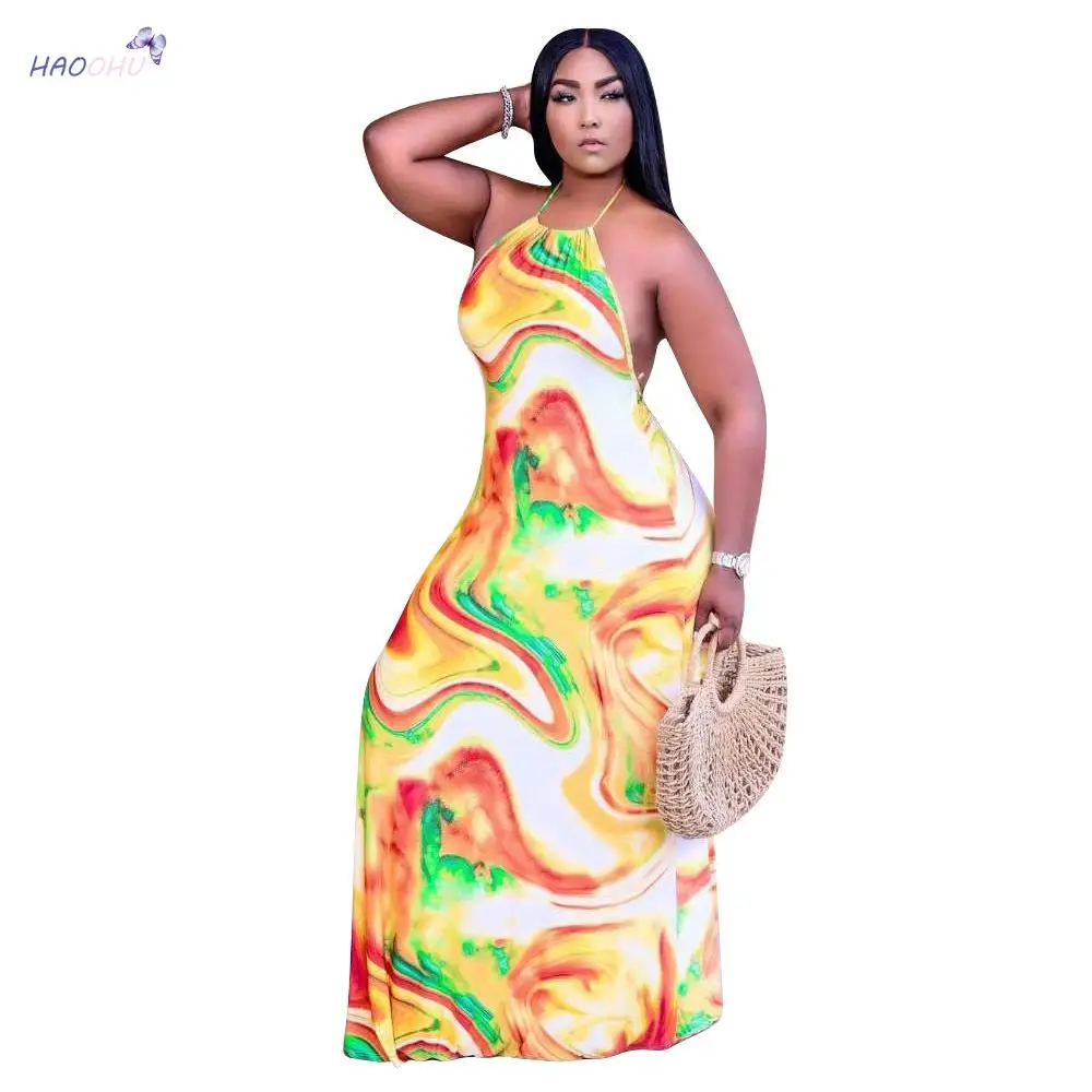 Hot Sale Women's Clothing Sexy Casual Tie-Dye Print Halter Tube Top Sleeveless Long Dress
Hot Sale Women's Clothing Sexy Casual Tie-Dye Print Halter Tube Top Sleeveless Long Dress
