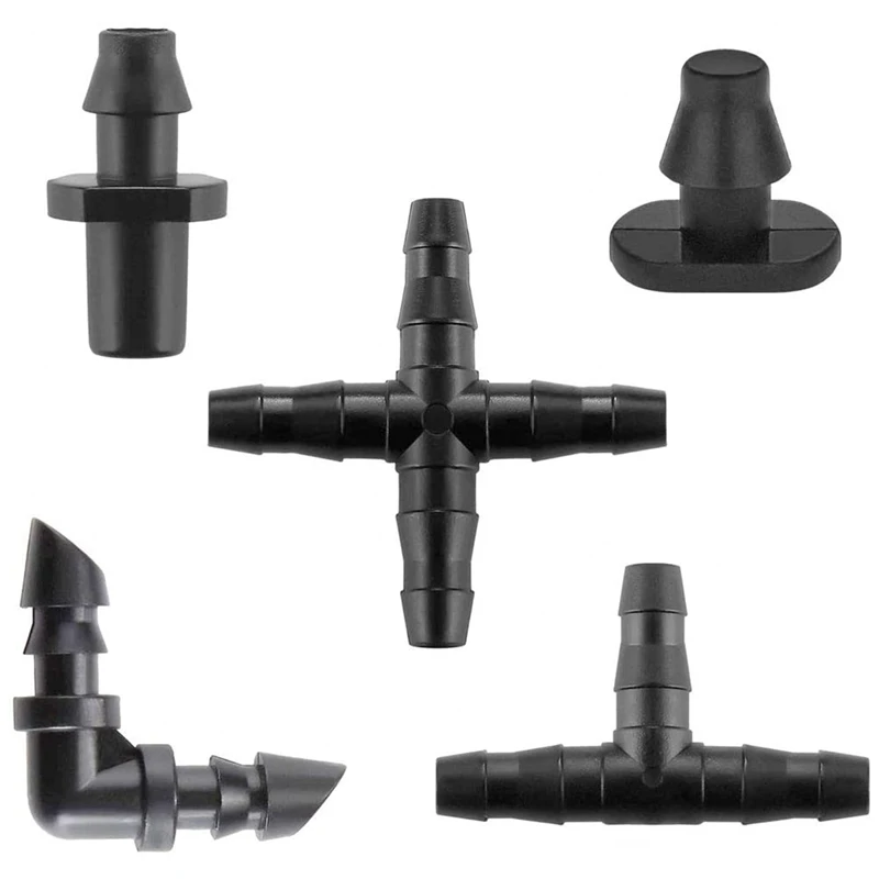 250-Piece Barbed Connector Irrigation Accessory Kit, Drip Irrigation Barbed Connector 1/4 Inch Hose Accessory Kit
250-Piece Barbed Connector Irrigation Accessory Kit, Drip Irrigation Barbed Connector 1/4 Inch Hose Accessory Kit