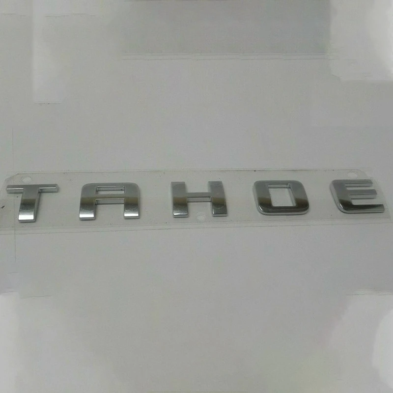 Алюминиевые 3D буквы имя эмблема наклейки для Chevrolet Tahoe Side | Автомобили и мотоциклы