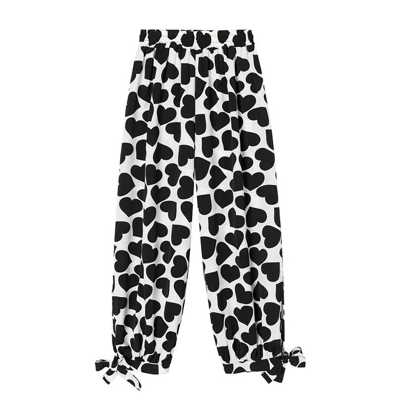 Women Korean Fashion Print Ankle Banded Pants 2021 Casual Loose Bloomers Chiffon Pant Female Comfortable Summer Trousers Sweet
Women Korean Fashion Print Ankle Banded Pants 2021 Casual Loose Bloomers Chiffon Pant Female Comfortable Summer Trousers Sweet