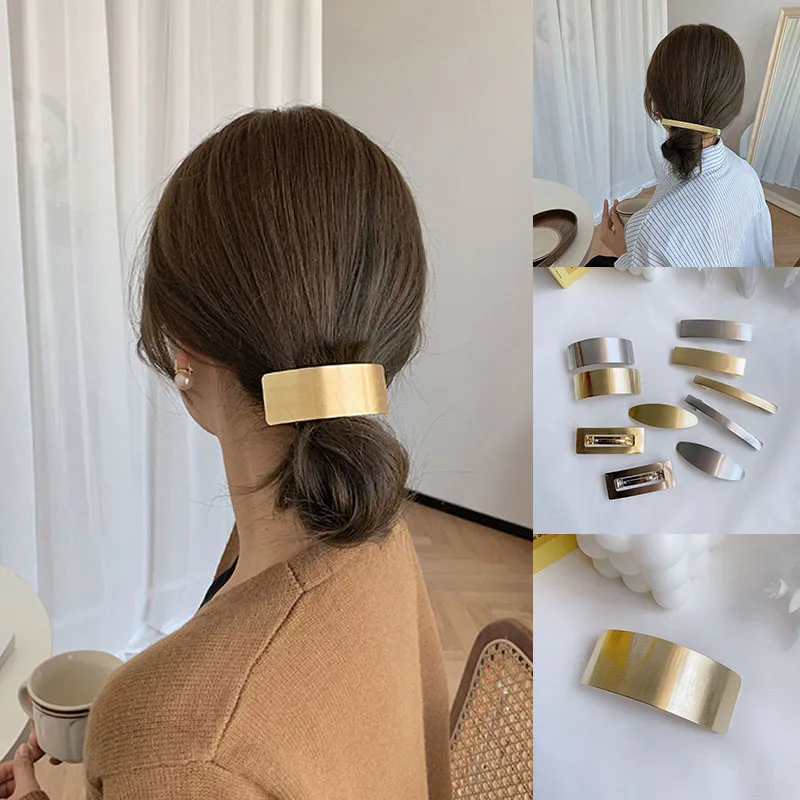 Little luxurious Simple metal wire-drawing Women Hairpin Hollow Out Alloy Geometry Hair Clip Lady Headwear Hair Accessory
Little luxurious Simple metal wire-drawing Women Hairpin Hollow Out Alloy Geometry Hair Clip Lady Headwear Hair Accessory