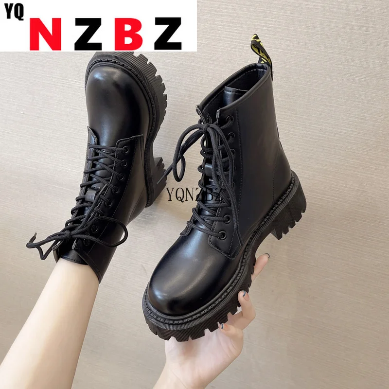 Autumn boots women's shoes women's shoes fashion round leather lace-up ankle boots 2021 boots goth punk motorcycle boots shoes
Autumn boots women's shoes women's shoes fashion round leather lace-up ankle boots 2021 boots goth punk motorcycle boots shoes