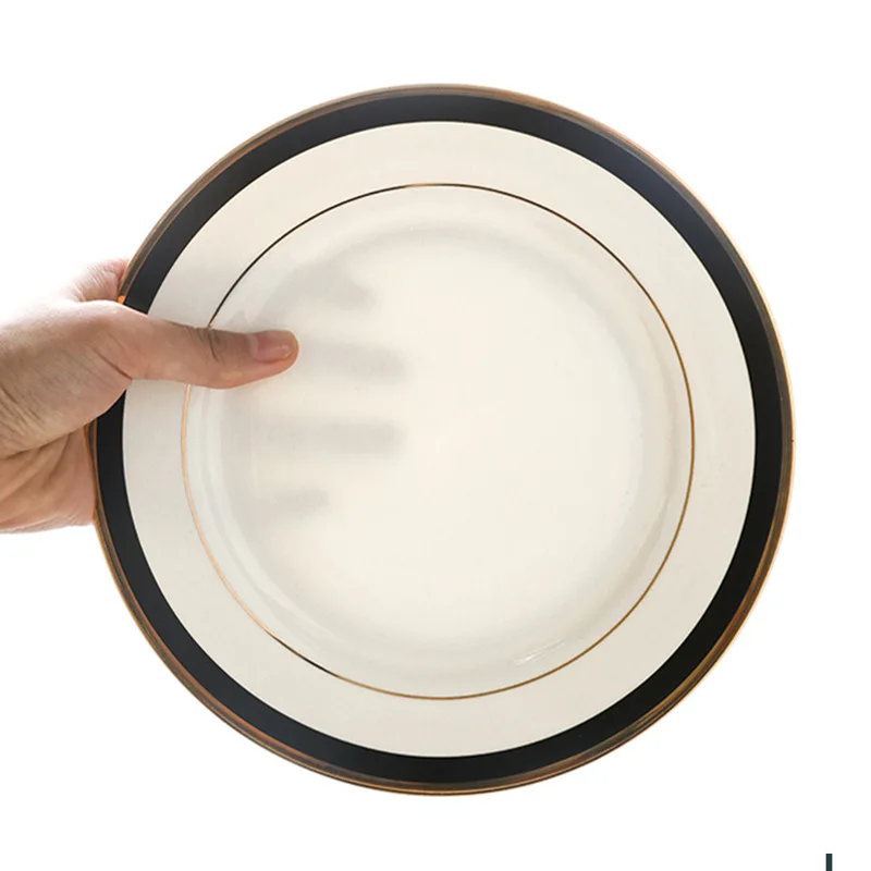 Phnom Penh white ceramic Western plate Simple creative restaurant steak plate round home breakfast plate
Phnom Penh white ceramic Western plate Simple creative restaurant steak plate round home breakfast plate