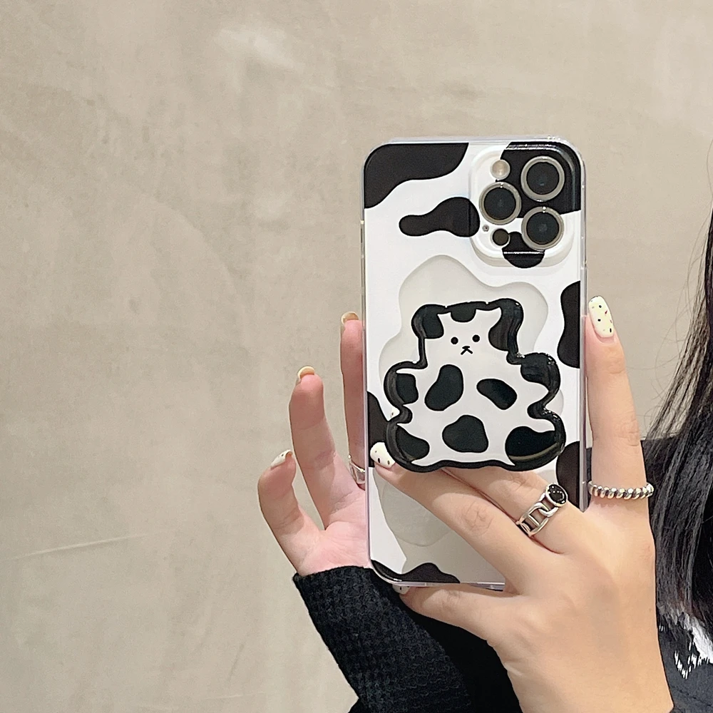 Cute Cartoon Cow Pattern Holder Case For iPhone 12 13 11 Pro Max Mini X Xr Xs 7 8 Plus SE 2020 Flower Soft TPU Shockproof Cover
Cute Cartoon Cow Pattern Holder Case For iPhone 12 13 11 Pro Max Mini X Xr Xs 7 8 Plus SE 2020 Flower Soft TPU Shockproof Cover