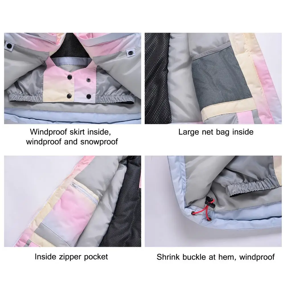 New Ski Suit Sports Snowboard Jacket Pants Winter Jacket Ladies Winter Warm Windproof Waterproof Ski Suit Suit Outdoor
New Ski Suit Sports Snowboard Jacket Pants Winter Jacket Ladies Winter Warm Windproof Waterproof Ski Suit Suit Outdoor