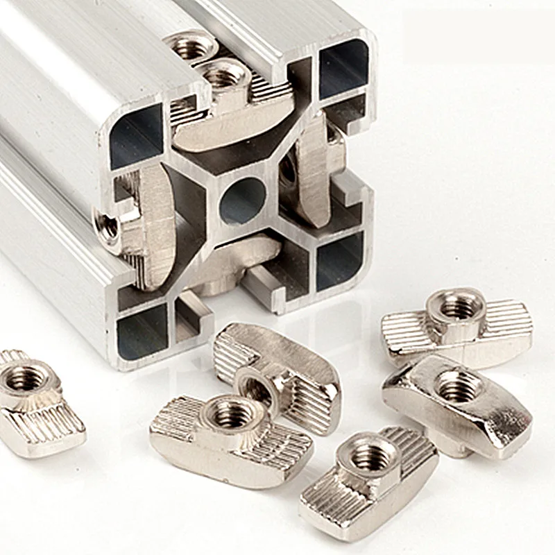 100pcs M3/M4/M5/M6/M8 For 20/25/30/40/45 Series Slot T-nut Sliding T Hammer Drop In Nut
100pcs M3/M4/M5/M6/M8 For 20/25/30/40/45 Series Slot T-nut Sliding T Hammer Drop In Nut