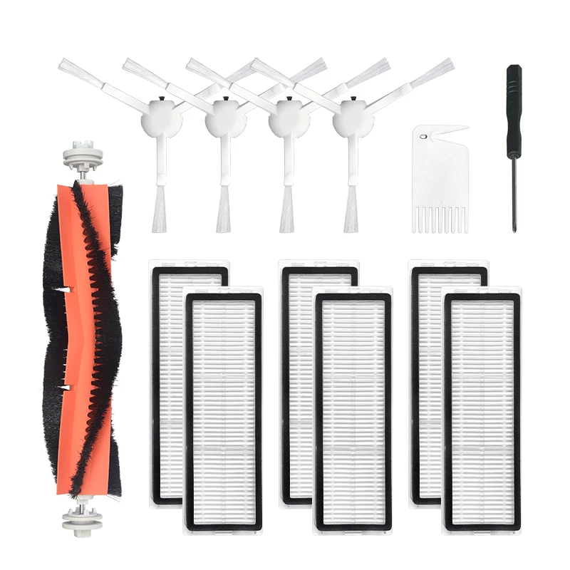Fit for Xiaomi Dreame F9 Sweeper Accessories Kit, Roller Brush Side Brush Filter Replacement Accessories,13 Pack
Fit for Xiaomi Dreame F9 Sweeper Accessories Kit, Roller Brush Side Brush Filter Replacement Accessories,13 Pack