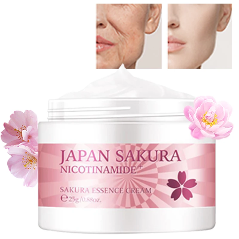 Face Cream Anti-Wrinkle Anti-Aging Moisturizing Hydration Anti-Drying Repair Brighten Cherry Blossom Extract Skin Care 25g
Face Cream Anti-Wrinkle Anti-Aging Moisturizing Hydration Anti-Drying Repair Brighten Cherry Blossom Extract Skin Care 25g