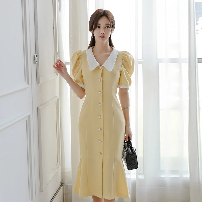 New Summer Women Solid Color Elegant Vestidos Business Party Bodycon Work Office Lady Female Dress
New Summer Women Solid Color Elegant Vestidos Business Party Bodycon Work Office Lady Female Dress