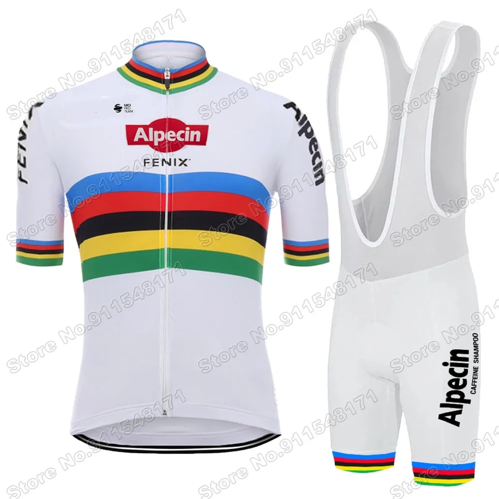 Alpecin Fenix чемпион мира 2021 Велоспорт Джерси комплект Нидерланды Бельгия Одежда