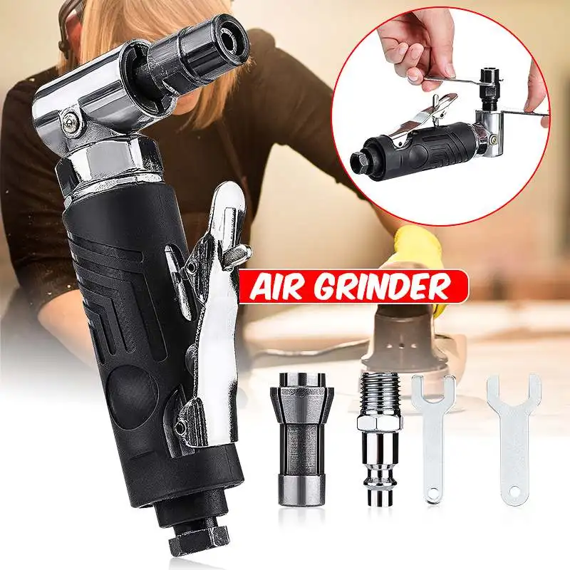 1/4'' Mini Pneumatic Air Die Grinder Tools Polisher Polishing Machine 90 Degrees Angle Sander Pneumatic Tools
1/4'' Mini Pneumatic Air Die Grinder Tools Polisher Polishing Machine 90 Degrees Angle Sander Pneumatic Tools