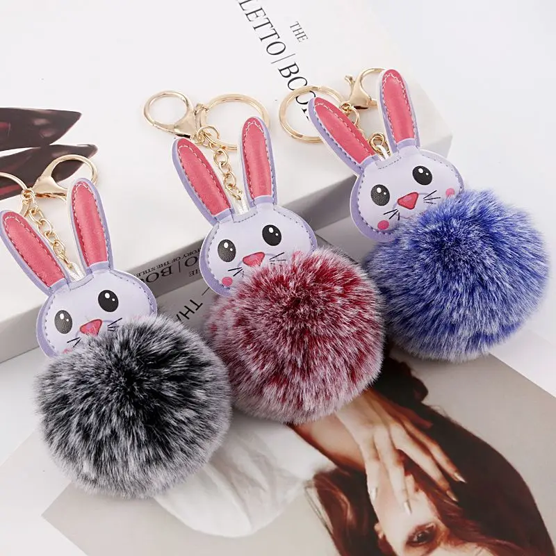 Rabbit Charm Ball Keychain Faux Fur Alloy Key Ring Synthetic Cat Head Style For Handbags Backpacks Cellphone Clothing Pendant
Rabbit Charm Ball Keychain Faux Fur Alloy Key Ring Synthetic Cat Head Style For Handbags Backpacks Cellphone Clothing Pendant