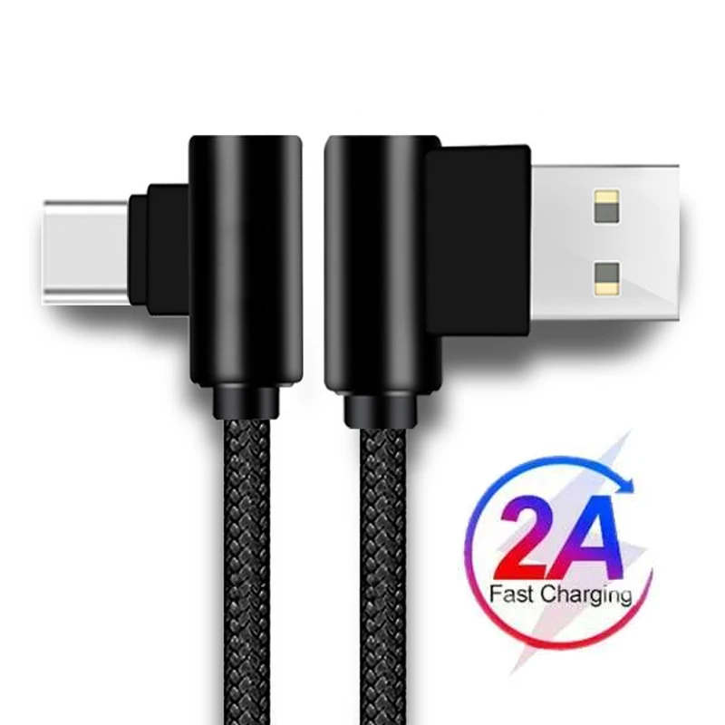 Nylon Braided Data Sync Wire 90 Degree Micro USB Angled Charging Cord 1m 2A Android Cable for Samsung/LG/Xiaomi Universal Phones
Nylon Braided Data Sync Wire 90 Degree Micro USB Angled Charging Cord 1m 2A Android Cable for Samsung/LG/Xiaomi Universal Phones