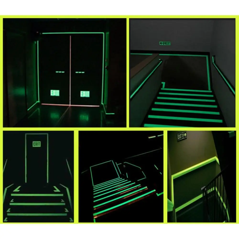 2cm*3m Luminous Fluorescent Night Self-adhesive Glow In The Dark Sticker Tape Safety Security Home Decoration Warning Tape
2cm*3m Luminous Fluorescent Night Self-adhesive Glow In The Dark Sticker Tape Safety Security Home Decoration Warning Tape