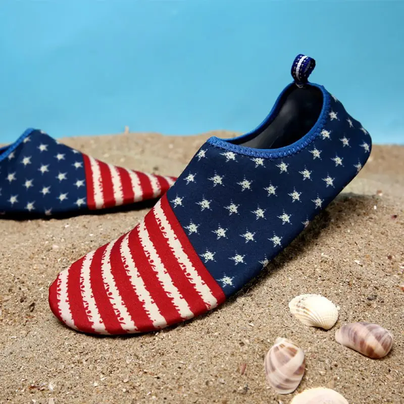 Summer Sneakers Water Beach Aqua Shoes Swimming Shoes Flag Striped Printed Quick-Drying Slip Footwear Wading Yoga Sports
Summer Sneakers Water Beach Aqua Shoes Swimming Shoes Flag Striped Printed Quick-Drying Slip Footwear Wading Yoga Sports
