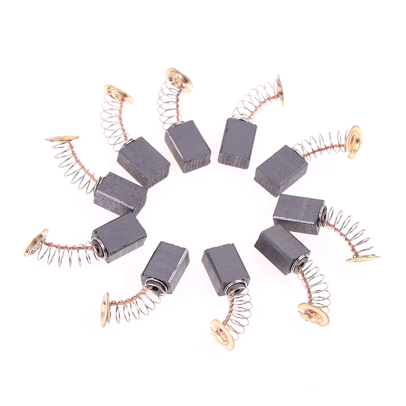 10Pcs/Set Angle Grinder Carbon Brushes 6*9*14mm Power Tool Electric Motor Spare Part Multi-Model Carbon Brush
10Pcs/Set Angle Grinder Carbon Brushes 6*9*14mm Power Tool Electric Motor Spare Part Multi-Model Carbon Brush