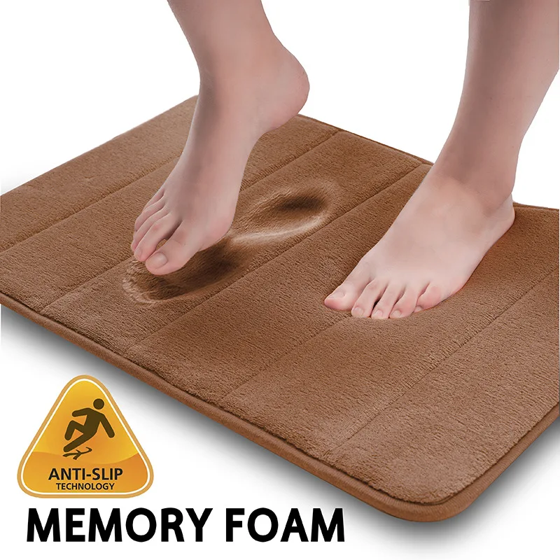 Memory Foam Rug Soft Floor Mat Coral Fleece Bathroom Mat Home Non-slip Carpet Super Absorbent Washable 40 x 60cm
Memory Foam Rug Soft Floor Mat Coral Fleece Bathroom Mat Home Non-slip Carpet Super Absorbent Washable 40 x 60cm