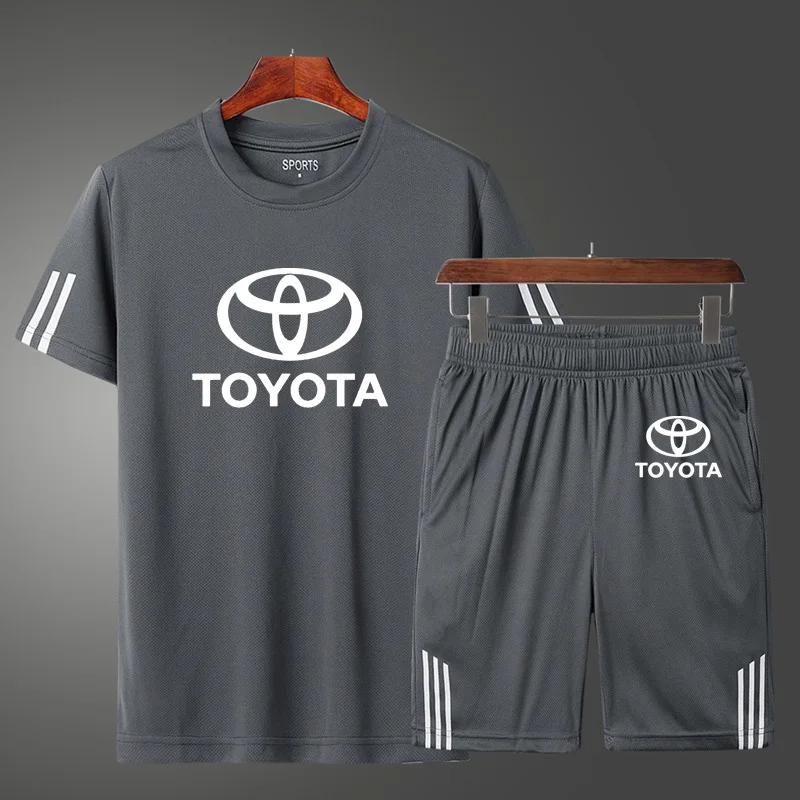 2021 High Quality Cotton Summer Men's T-shirt Toyota Car Logo Printing Casual Men's short sleeve + shorts two-piece suit
2021 High Quality Cotton Summer Men's T-shirt Toyota Car Logo Printing Casual Men's short sleeve + shorts two-piece suit