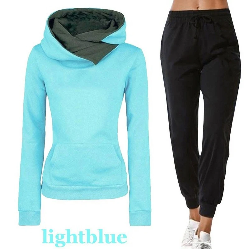 2021 NEW Women's Casual Sweater Suit Autumn Winter Women's Hoodies and Sports Trousers Two-Piece Sets Slim Clothing Female
2021 NEW Women's Casual Sweater Suit Autumn Winter Women's Hoodies and Sports Trousers Two-Piece Sets Slim Clothing Female