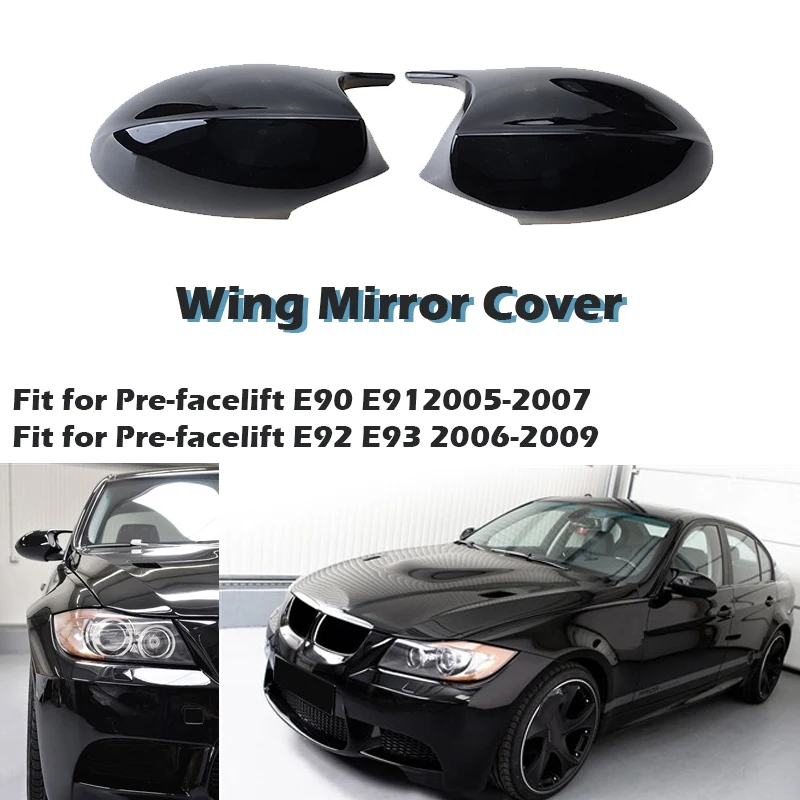Side Rearview Mirror Cap Wing Mirror Cover Fit For BMW Pre LCI E90 E91 2005-2007 E92 E93 2006-2009 E81 E82 E88 Car Accessories
Side Rearview Mirror Cap Wing Mirror Cover Fit For BMW Pre LCI E90 E91 2005-2007 E92 E93 2006-2009 E81 E82 E88 Car Accessories