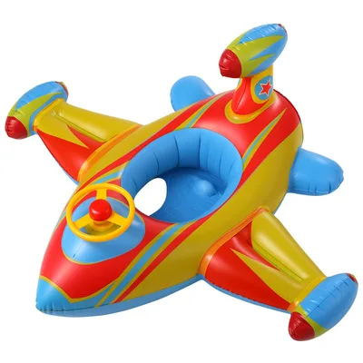 Rooxin Airplane Infant Float Pool Swimming Ring Inflatable Circle Baby Seat with Steering Wheel Summer Beach Party Pool Toys
Rooxin Airplane Infant Float Pool Swimming Ring Inflatable Circle Baby Seat with Steering Wheel Summer Beach Party Pool Toys
