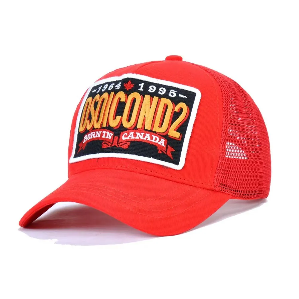 DSQ2 бренд Snapback Бейсболка для женщин MenICON черная вышивка буквы кепки s летние