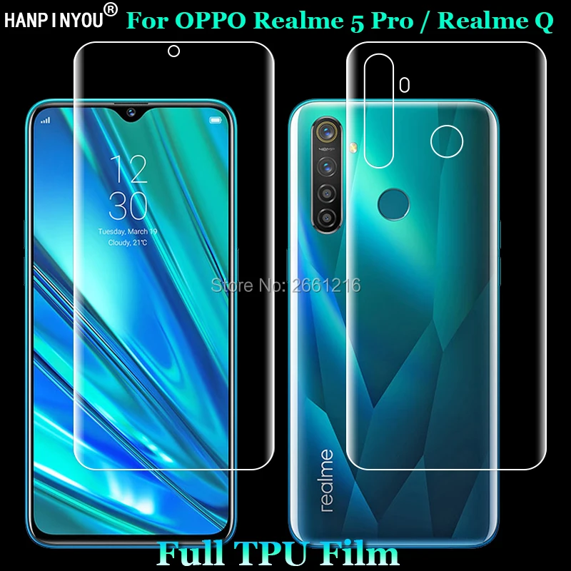 Защитная пленка для OPPO Realme 5 Pro / Realme Q, 2 шт. = передняя + задняя тонкая мягкая Противоударная защитная пленка из ТПУ (не стекло)
Защитная пленка для OPPO Realme 5 Pro / Realme Q, 2 шт. = передняя + задняя тонкая мягкая Противоударная защитная пленка из ТПУ (не стекло)