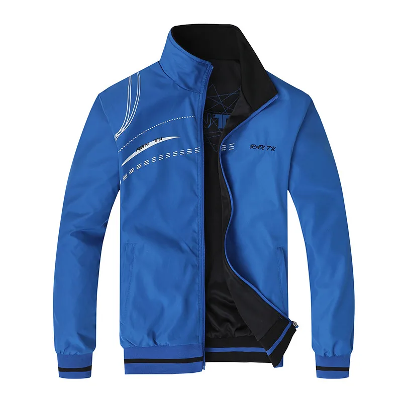 Men's Jacket New Spring Autumn Sports Clothes Stand Collar Sportswear Double Side Wear Coats Male Tracksuit Plus Size 5XL 6XL
Men's Jacket New Spring Autumn Sports Clothes Stand Collar Sportswear Double Side Wear Coats Male Tracksuit Plus Size 5XL 6XL