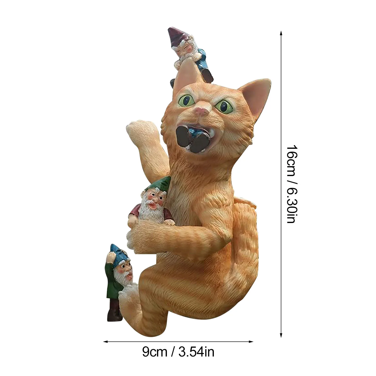 Cat Eating Dwarf Garden Statue Dwarf Resin Figurine Handicraft Durable And Non-fading Perfect Gift Outdoor Garden Decoration
Cat Eating Dwarf Garden Statue Dwarf Resin Figurine Handicraft Durable And Non-fading Perfect Gift Outdoor Garden Decoration