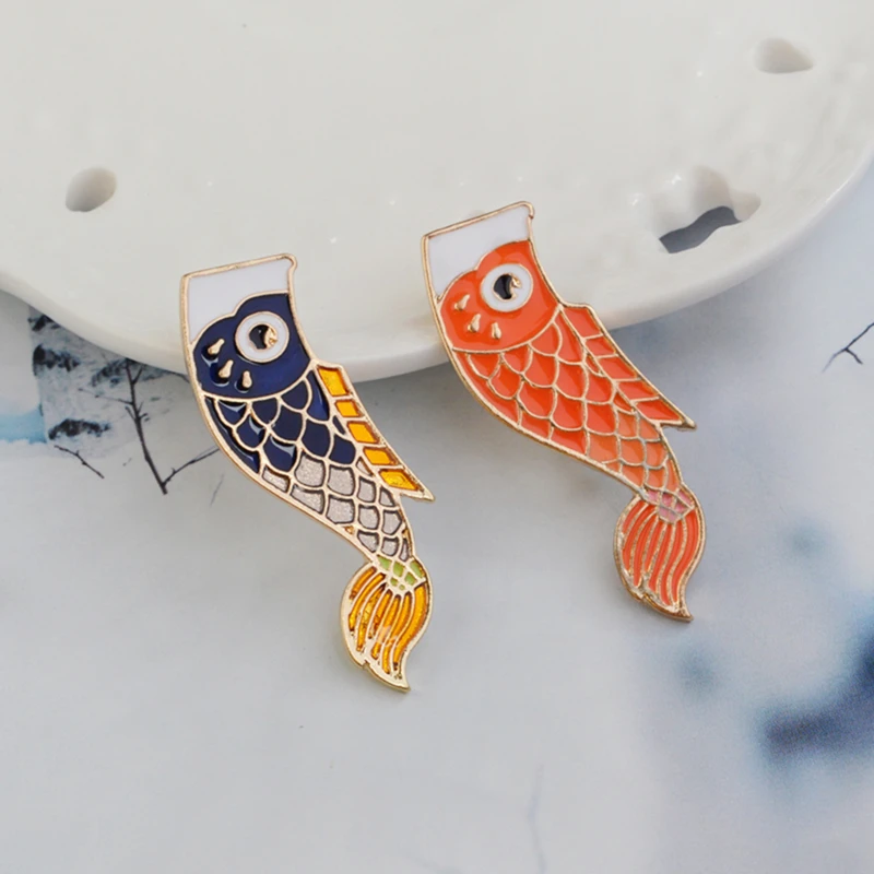 Personality Creative Cute Cartoon Colorful Carp Koi Drip Oil Cartoon Brooch Hairpin Pin Broches Women
Personality Creative Cute Cartoon Colorful Carp Koi Drip Oil Cartoon Brooch Hairpin Pin Broches Women