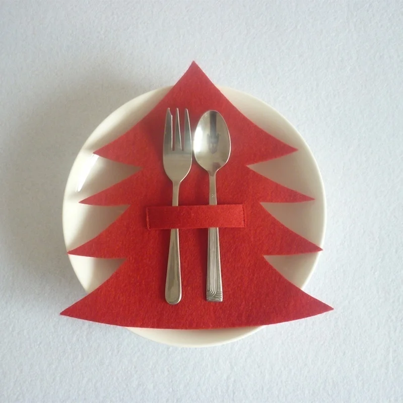 3Pcs/Set Creative Christmas Tree Cutlery Holder Bags Fork Spoon Pockets Decor Silverware Holders Christmas Table Decorations 
3Pcs/Set Creative Christmas Tree Cutlery Holder Bags Fork Spoon Pockets Decor Silverware Holders Christmas Table Decorations