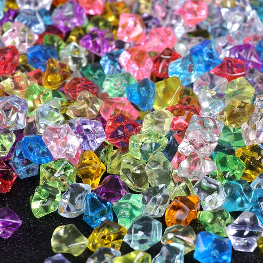 50g Colorful Acrylic Plastic Transparent Crystal Stone Rase Filler Artificial Color Fish Tank Home Wedding Decorations
50g Colorful Acrylic Plastic Transparent Crystal Stone Rase Filler Artificial Color Fish Tank Home Wedding Decorations