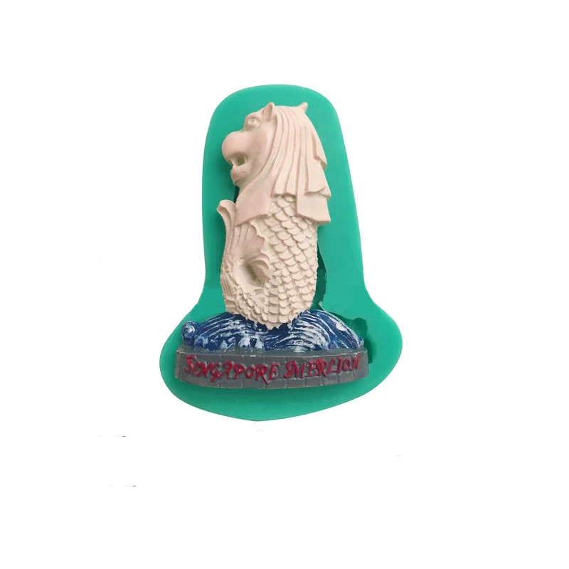 1pc Merlion cake mold fondant mold cake decorating tools silicone mould DIY cake baking Tools FTM1523
1pc Merlion cake mold fondant mold cake decorating tools silicone mould DIY cake baking Tools FTM1523