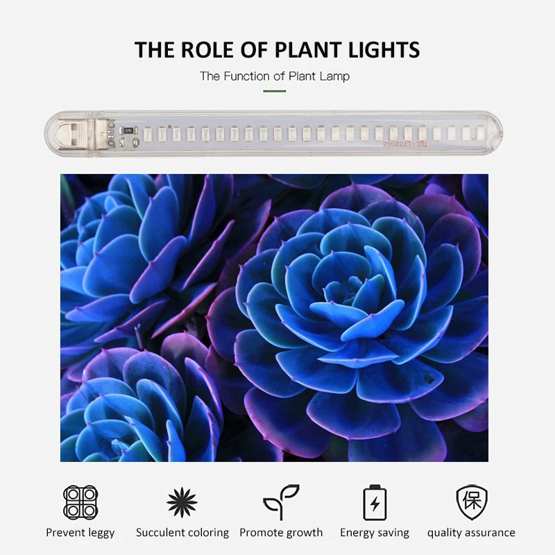 USB LED Plant Lamp Grow Light Full Spectrum 5V Indoor Fill Light For Vegetable Flower Potted Plant Lights Succulent Grow Light
USB LED Plant Lamp Grow Light Full Spectrum 5V Indoor Fill Light For Vegetable Flower Potted Plant Lights Succulent Grow Light