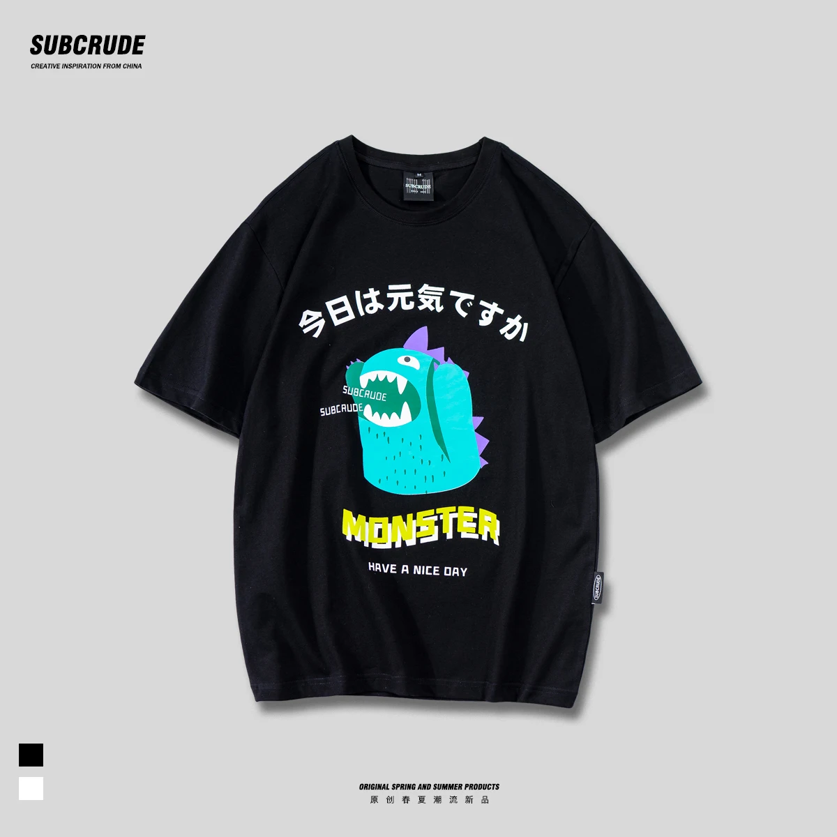Harajuku Style Tops Text Printing Animation Game With Tshirt Dinosaur Cotton High Street Clothing
Harajuku Style Tops Text Printing Animation Game With Tshirt Dinosaur Cotton High Street Clothing
