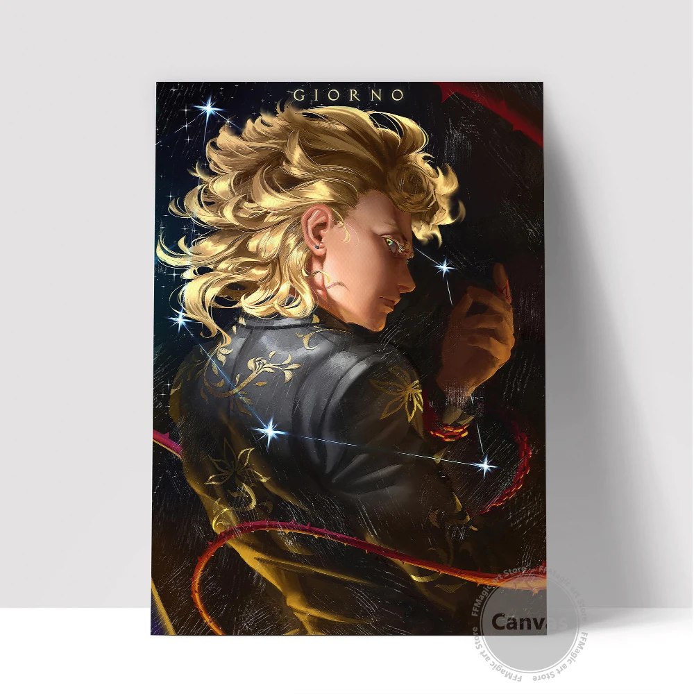 Giorno JoJo's Bizarre Adventure Canvas Decoration Prints Poster wall decor Pictures Home Decor Living room Bedroom Art Painting 
Giorno JoJo's Bizarre Adventure Canvas Decoration Prints Poster wall decor Pictures Home Decor Living room Bedroom Art Painting