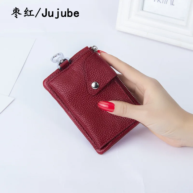 First Layer Leather Key Case Waist Hook Buckle Key Case Leather Zipper Buckle Ultra-thin Multi-card Coin Purse
First Layer Leather Key Case Waist Hook Buckle Key Case Leather Zipper Buckle Ultra-thin Multi-card Coin Purse