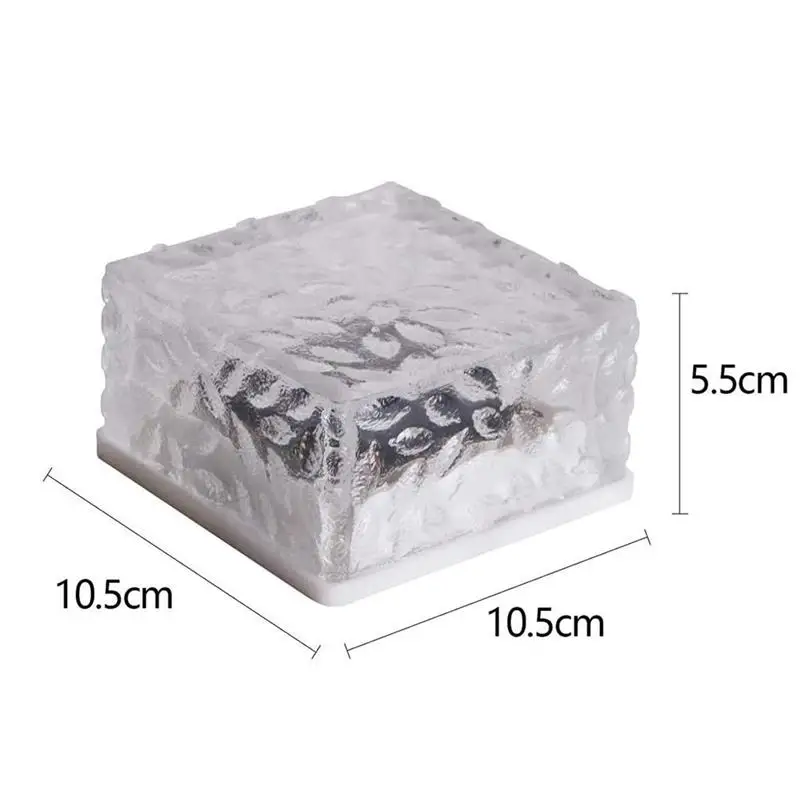 Solar LED Floor Light Ice Brick Light with 12 Buttons Remote Control Light Sensor Floor Spotlight Light for Garden Yard Path 
Solar LED Floor Light Ice Brick Light with 12 Buttons Remote Control Light Sensor Floor Spotlight Light for Garden Yard Path