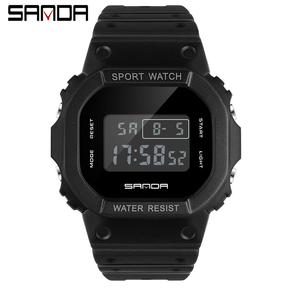 Часы наручные SANDA мужские и женские спортивные, Цифровые Электронные Водонепроницаемые светодиодные, для фитнеса, подарок 
Часы наручные SANDA мужские и женские спортивные, Цифровые Электронные Водонепроницаемые светодиодные, для фитнеса, подарок