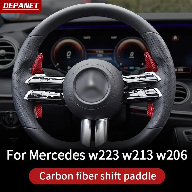Переключатели передач из углеродного волокна Depanet подходят для Mercedes w223 s series w213 e series w206 c series, аксессуары для интерьера
Переключатели передач из углеродного волокна Depanet подходят для Mercedes w223 s series w213 e series w206 c series, аксессуары для интерьера