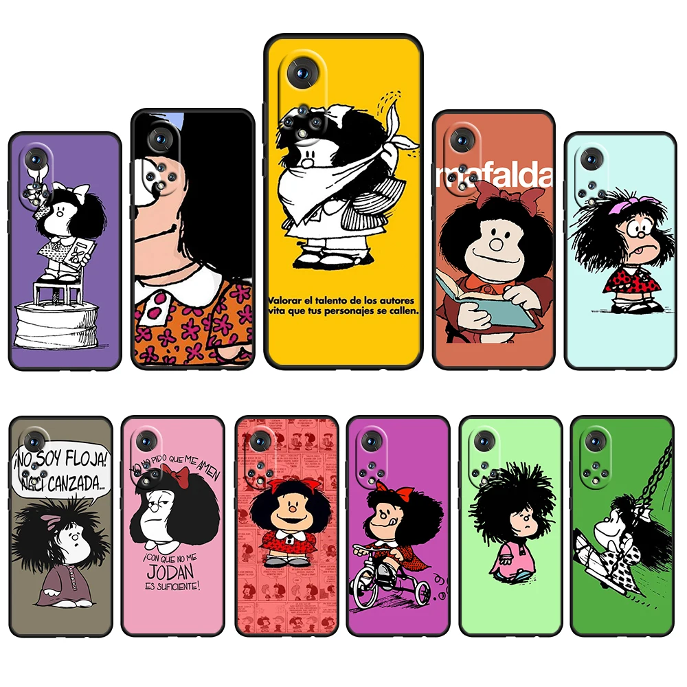 Popular Cute Mafalda For Honor 50 30 V30 View 20 20E X20 Play5 5T Magic3 Pro Plus SE Lite 5G Black Soft Phone Case
Popular Cute Mafalda For Honor 50 30 V30 View 20 20E X20 Play5 5T Magic3 Pro Plus SE Lite 5G Black Soft Phone Case