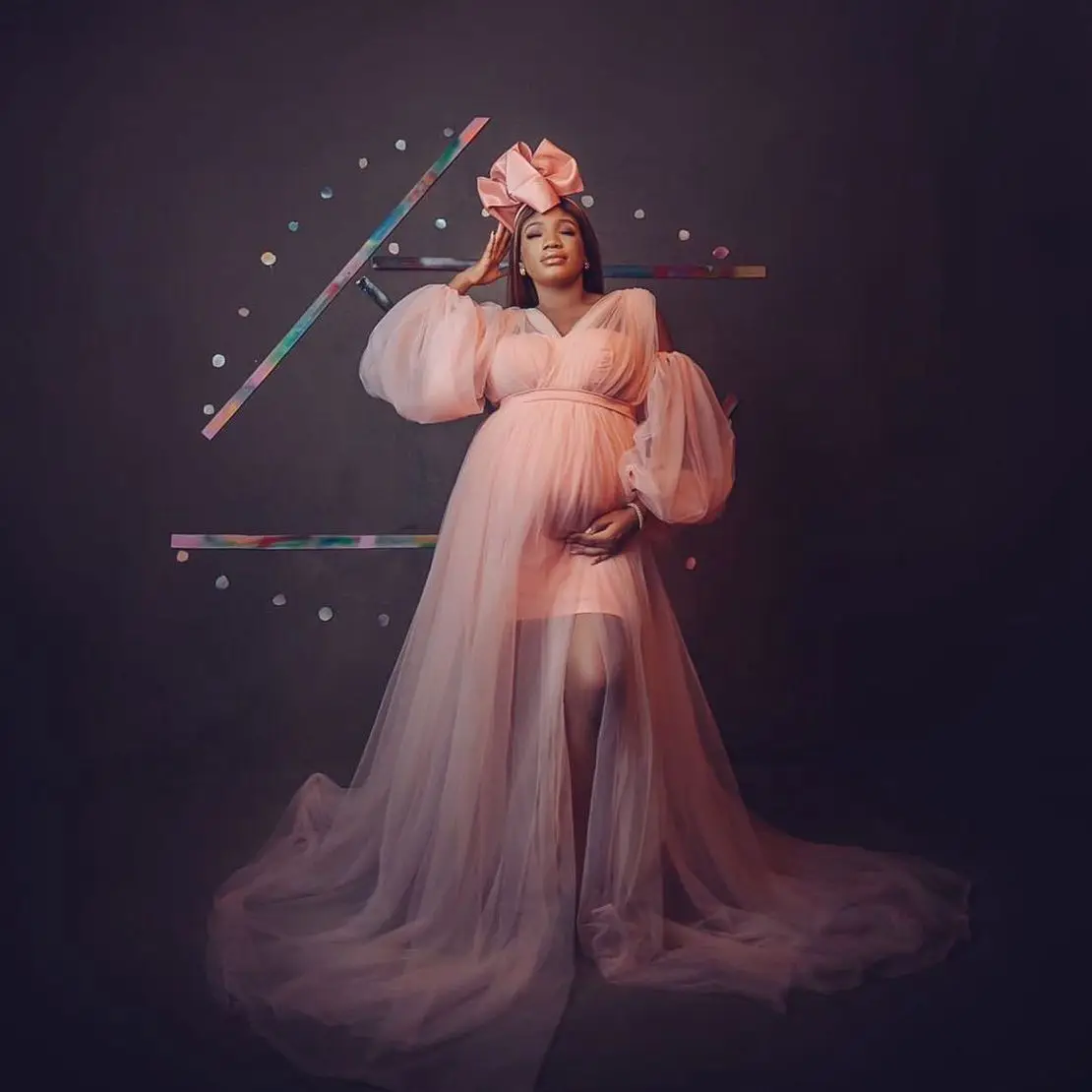 Женское элегантное Тюлевое вечернее платье Aso Ebi, платье с V-образным вырезом, разрезом, длинными рукавами-фонариками и оборками, платье для б...
Женское элегантное Тюлевое вечернее платье Aso Ebi, платье с V-образным вырезом, разрезом, длинными рукавами-фонариками и оборками, платье для б...