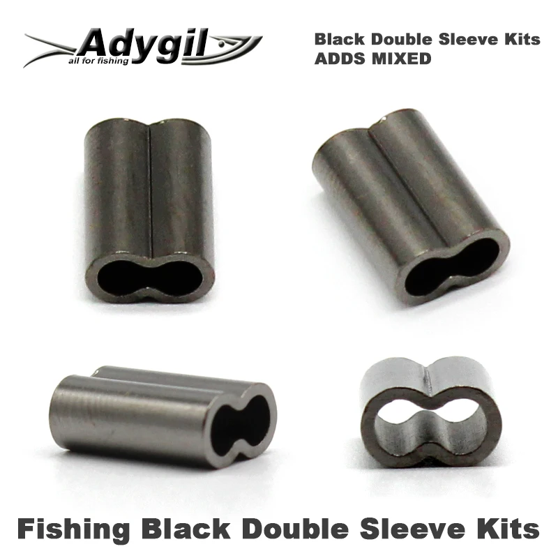 Adygil Fishing Black Double Sleeve Kits ADDS MIXED 2.6 2.0 1.7 1.5mm 200pcs/lot
Adygil Fishing Black Double Sleeve Kits ADDS MIXED 2.6 2.0 1.7 1.5mm 200pcs/lot