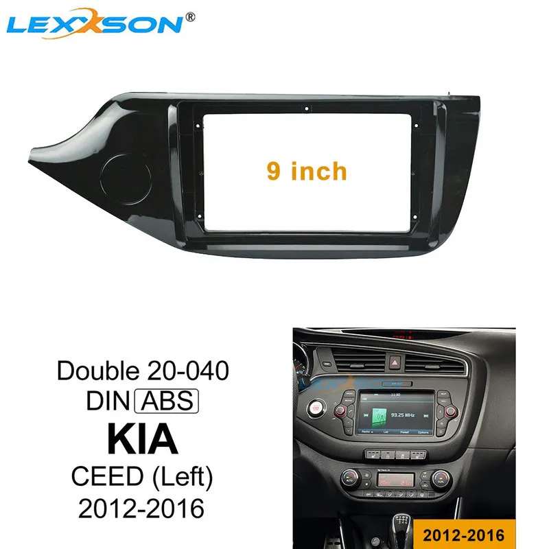 9 Inch Car Fascia For KIA CEED 2012-2016 Left Stereo Dashboard Panel In-dash Mount Installation Car DVD Frame Fascias Trim Kit
9 Inch Car Fascia For KIA CEED 2012-2016 Left Stereo Dashboard Panel In-dash Mount Installation Car DVD Frame Fascias Trim Kit