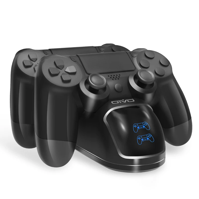 Зарядная док станция для контроллера PS4 зарядная Play Station 4 двойная подставка с