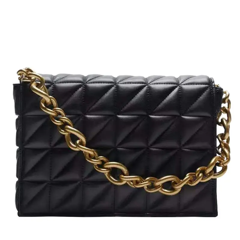 Branded Women's Shoulder Bags 2021 Thick Chain Quilted Shoulder Purses And Handbag Women Clutch Bags Ladies Hand Bag
Branded Women's Shoulder Bags 2021 Thick Chain Quilted Shoulder Purses And Handbag Women Clutch Bags Ladies Hand Bag
