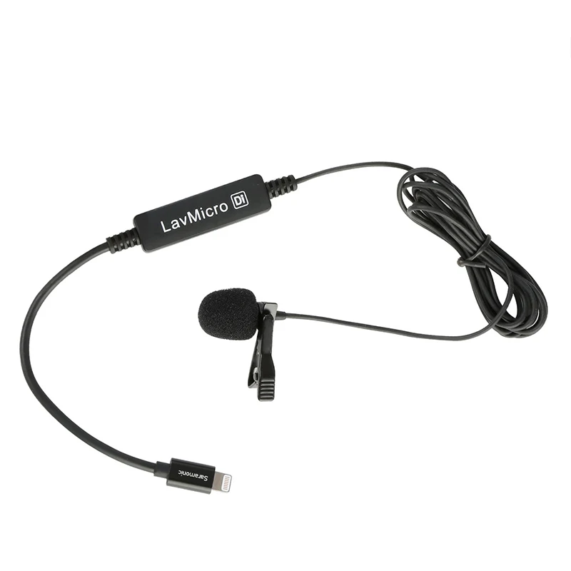 Saramonic Lavmicro Di Omnidirectional Microphone Lavalier Lapel clip on Mic with Lightning output for iphone 7 7S Plus 8 X iPad
Saramonic Lavmicro Di Omnidirectional Microphone Lavalier Lapel clip on Mic with Lightning output for iphone 7 7S Plus 8 X iPad