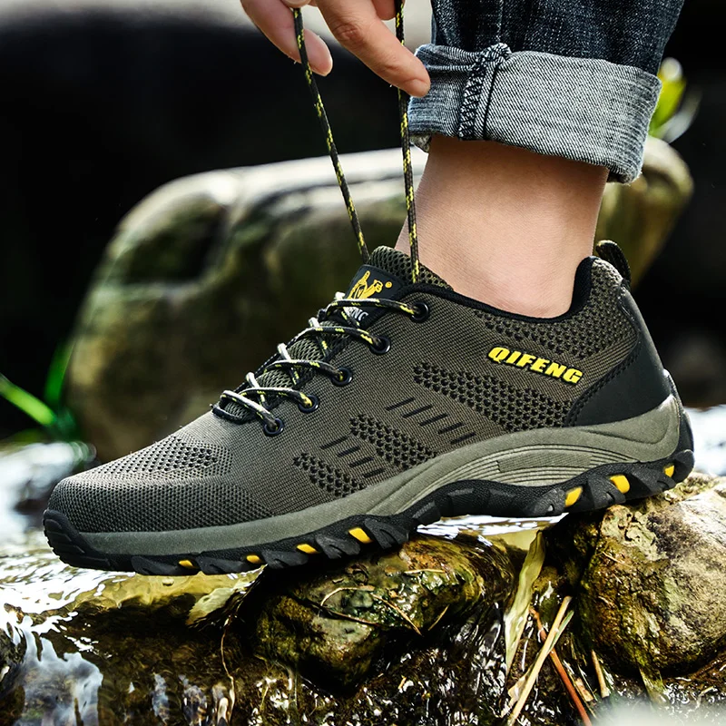 Summer Casual Shoes Men Outdoor Sports Shoes Lace Up Low Top Black Footwear Spring Mesh Sneakers Water Shoes Zapatos De Hombre
Summer Casual Shoes Men Outdoor Sports Shoes Lace Up Low Top Black Footwear Spring Mesh Sneakers Water Shoes Zapatos De Hombre